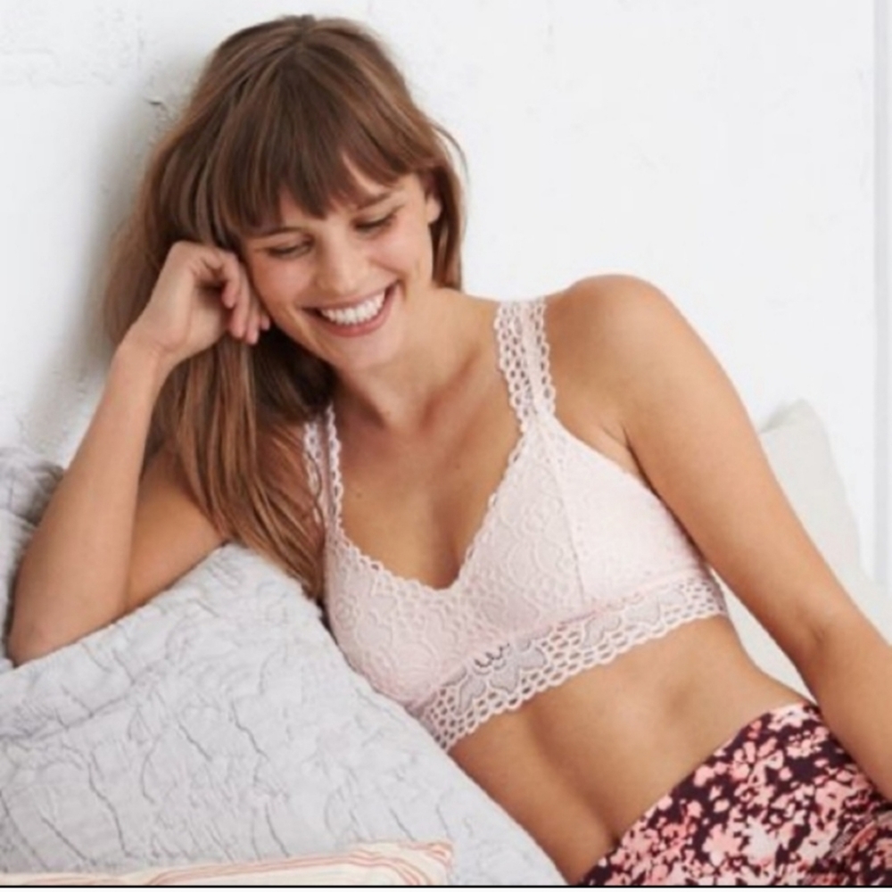 aerie Lace Bralette 🎊 Mint Green Medium 3/$20